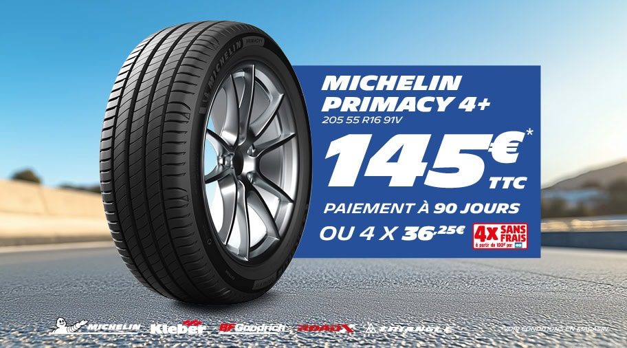 MICHELIN PRIMACY 4+205 55 R16 91V